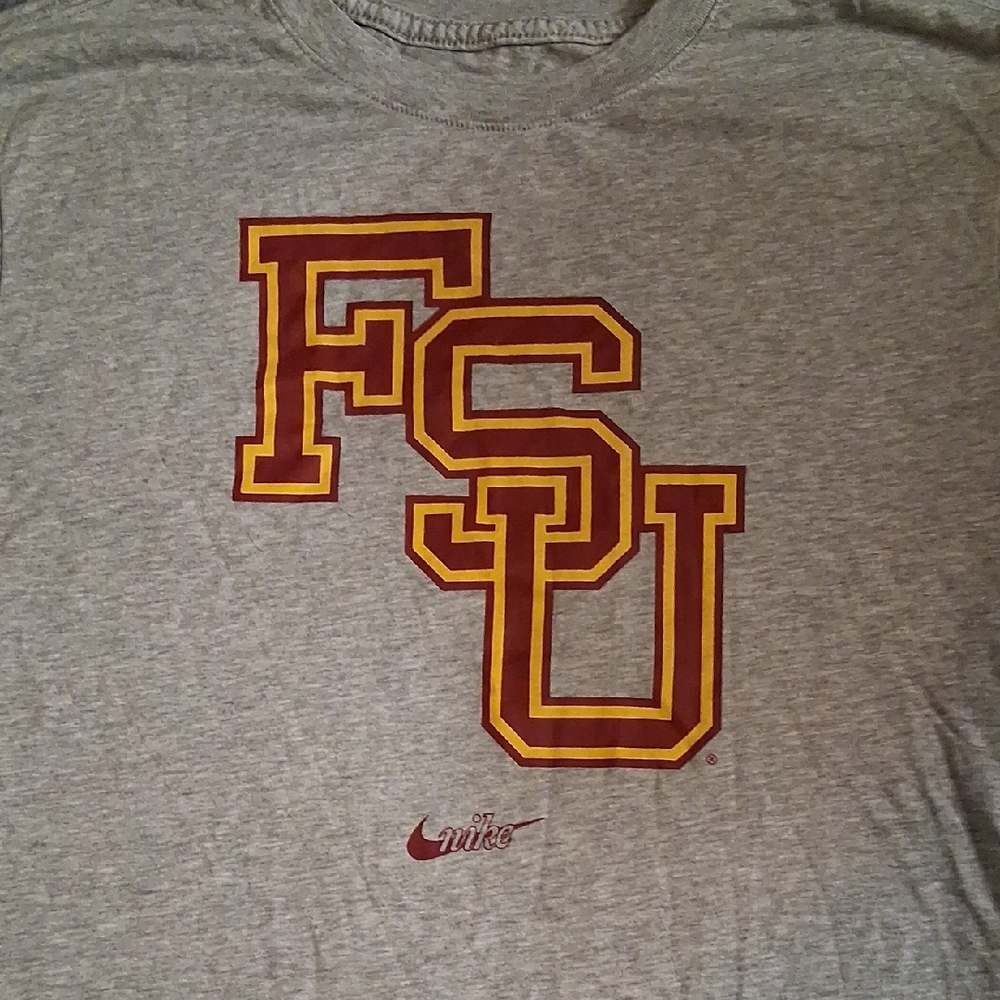 Nike Gray FSU Short Sleeve Tee